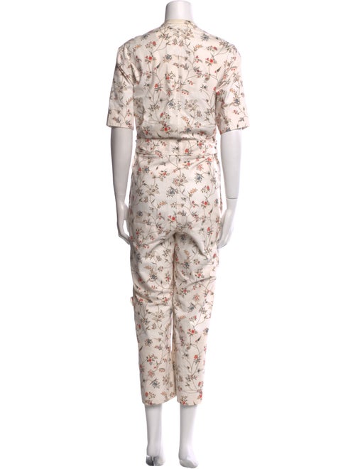 Isabel Marant Printed V-Neck Jumpsuit