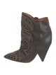 Isabel Marant Suede Printed Western Boots