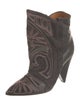 Isabel Marant Suede Printed Western Boots