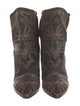 Isabel Marant Suede Printed Western Boots
