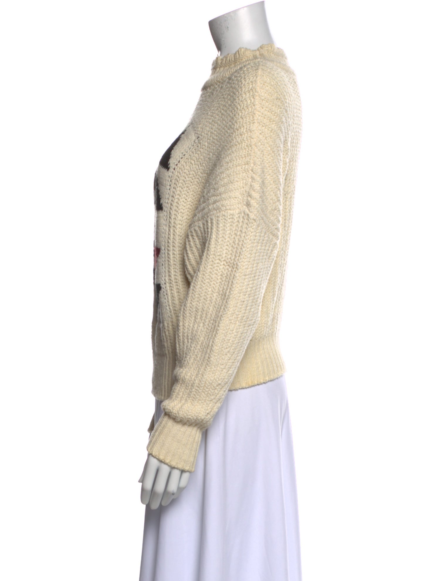 Isabel Marant Printed Mock Neck Sweater