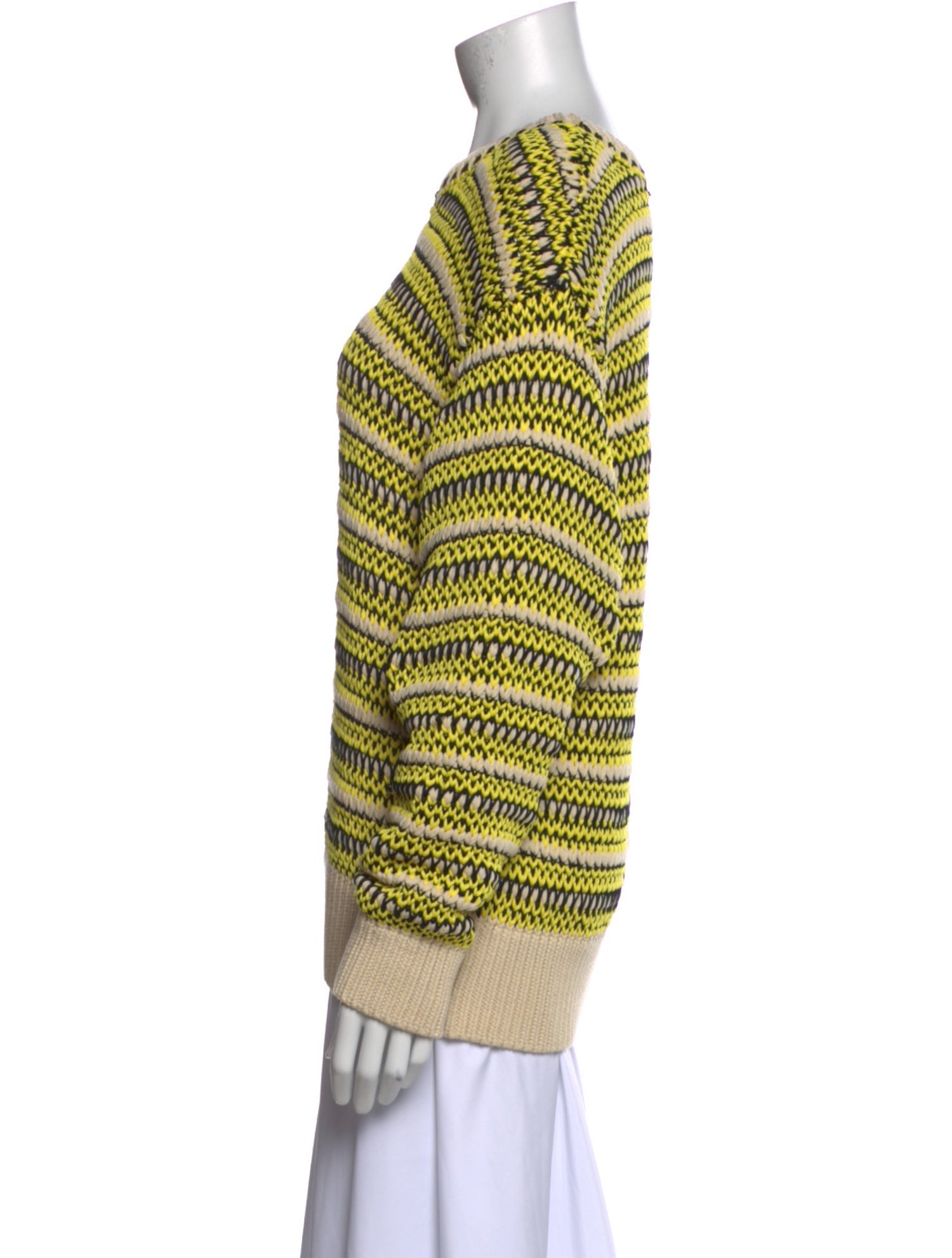 Isabel Marant Striped Scoop Neck Sweater