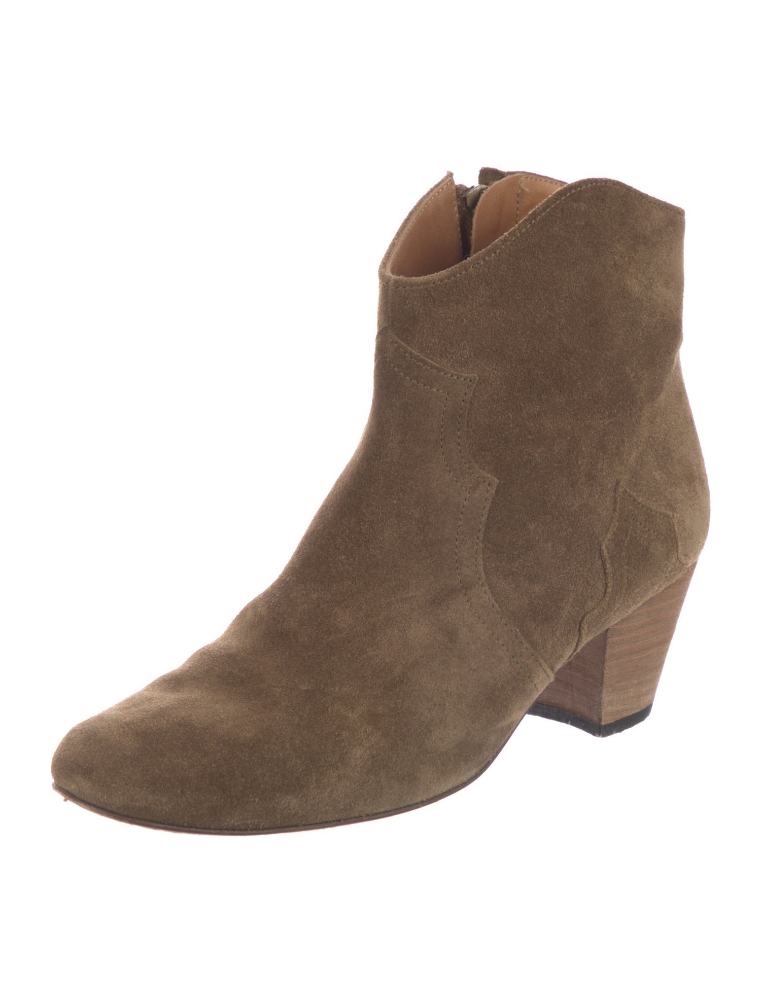 Isabel Marant Suede Western Boots