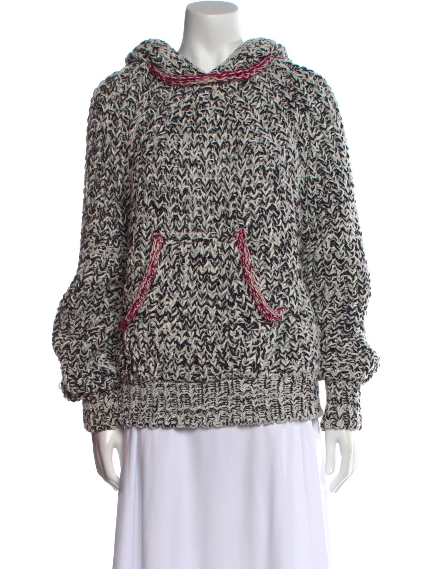 Isabel Marant Printed Cowl Neck Sweater
