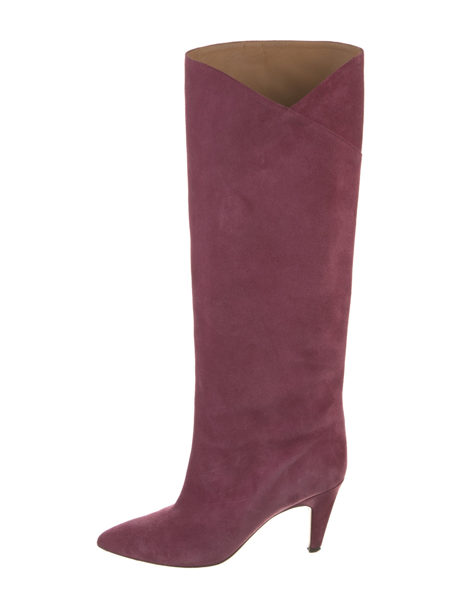 Isabel Marant Suede Leather Trim Embellishment Boots