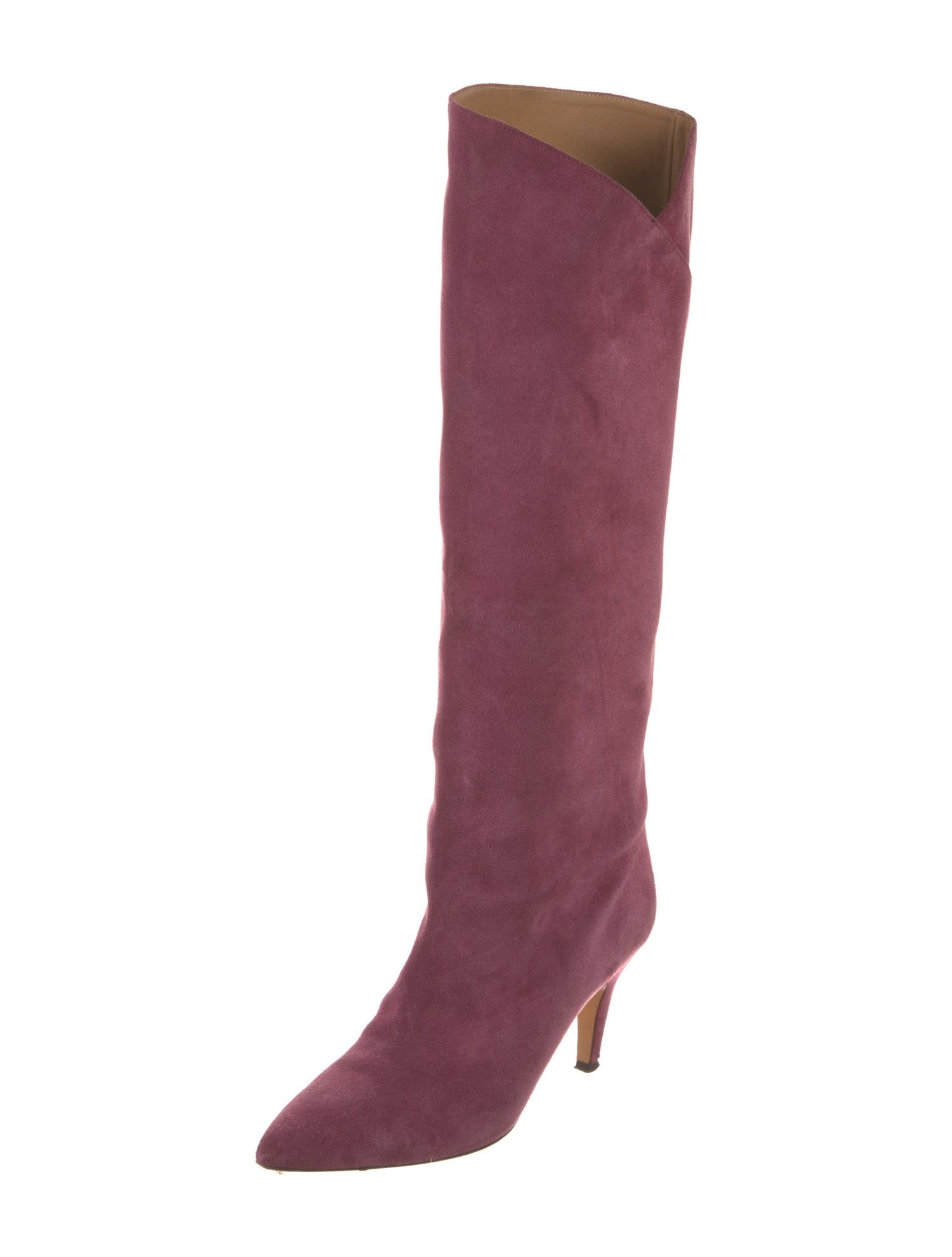 Isabel Marant Suede Leather Trim Embellishment Boots