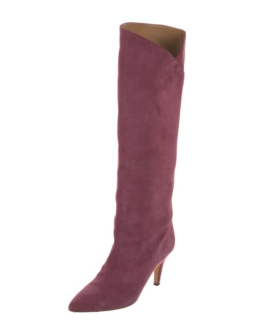 Isabel Marant Suede Leather Trim Embellishment Boots