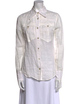 Isabel Marant Long Sleeve Button-Up Top