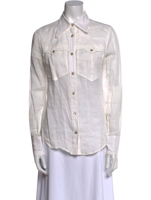 Isabel Marant Long Sleeve Button-Up Top
