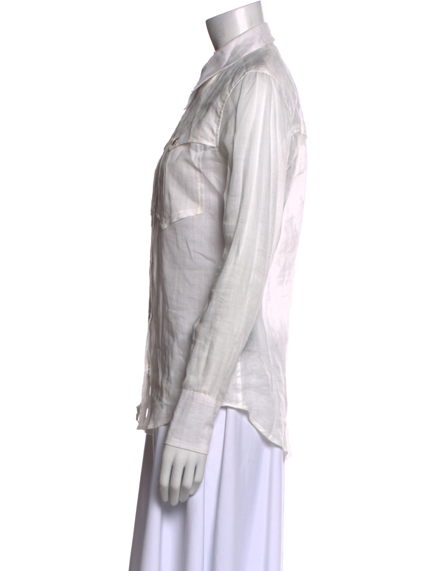 Isabel Marant Long Sleeve Button-Up Top