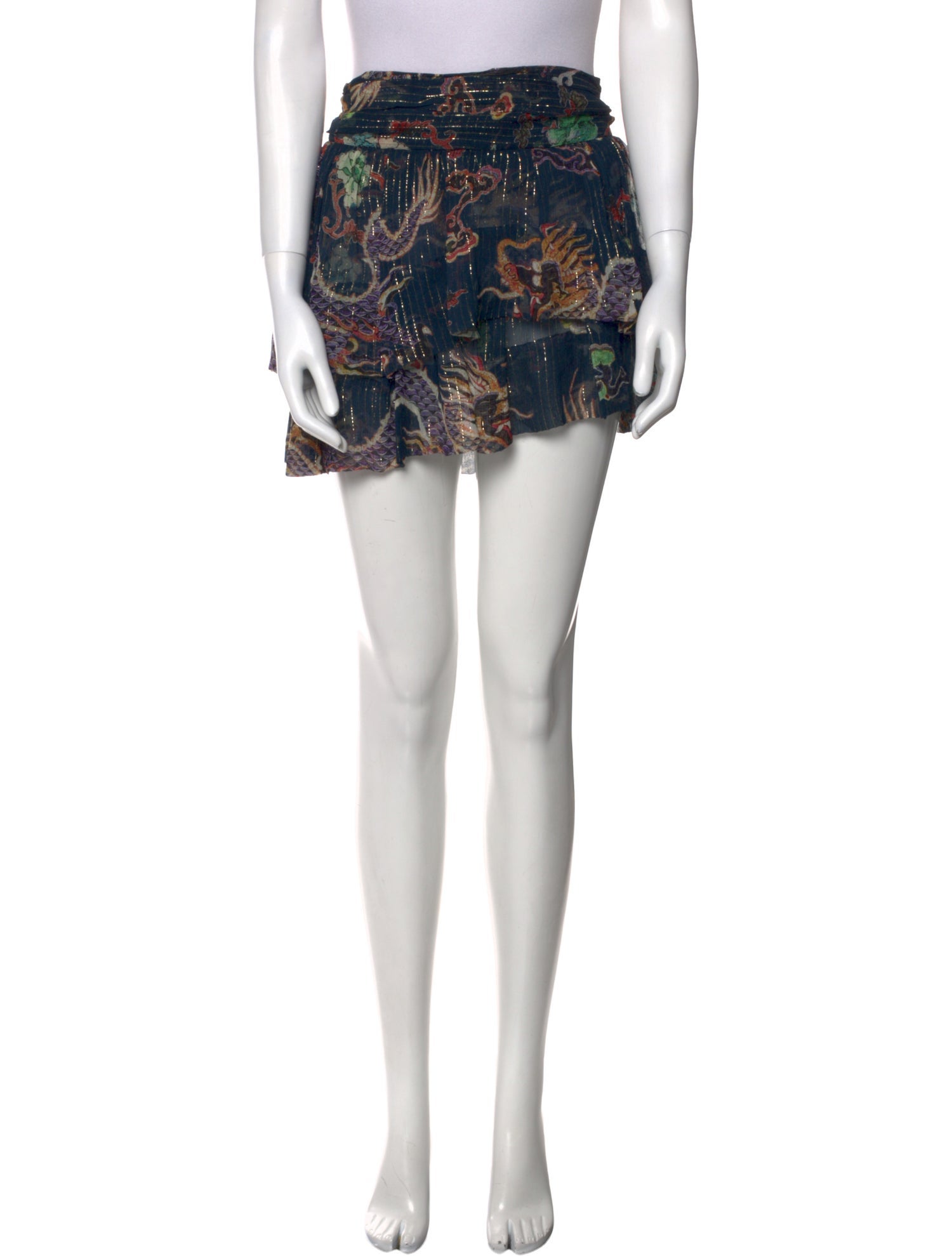 Isabel Marant Silk Mini Skirt