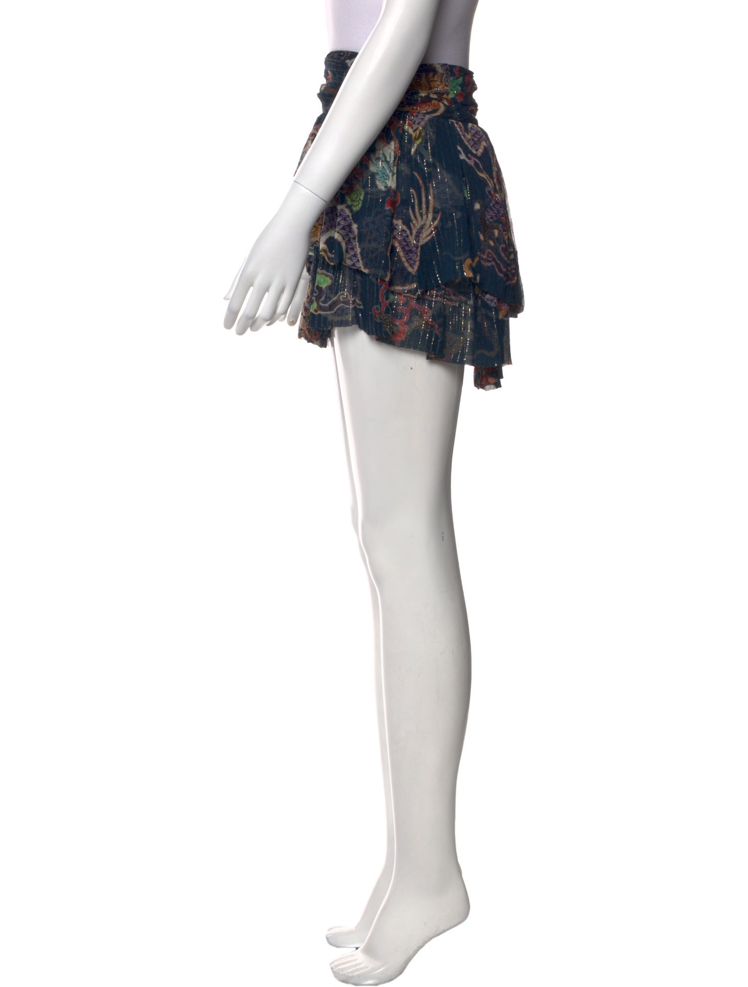 Isabel Marant Silk Mini Skirt