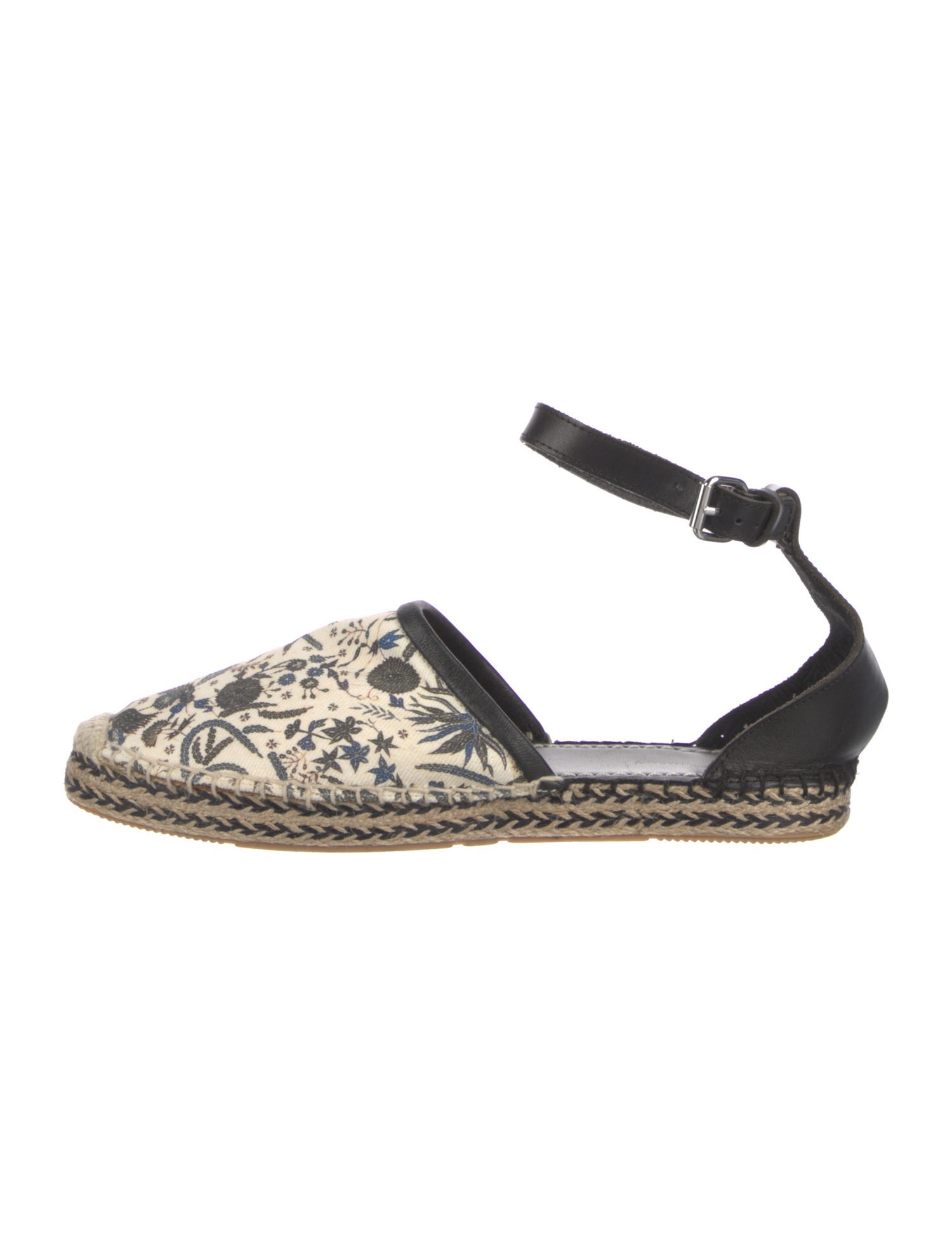 Isabel Marant Canvas Floral Print Espadrilles