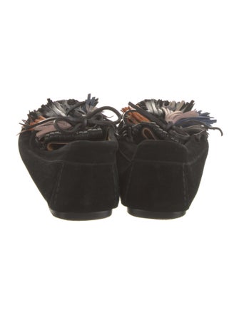 Isabel Marant Suede Tassel Accents Moccasins
