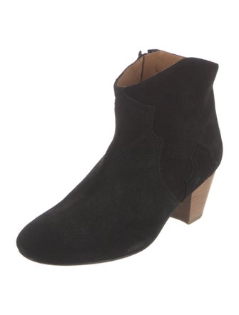Isabel Marant Suede Western Boots