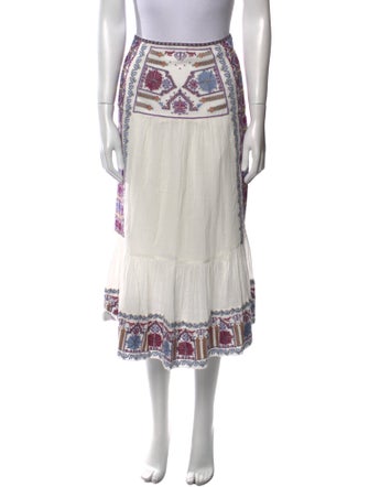 Isabel Marant Printed Midi Length Skirt
