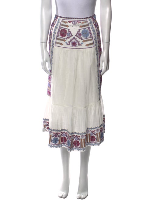 Isabel Marant Printed Midi Length Skirt