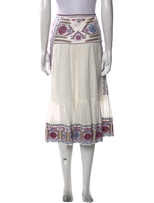 Isabel Marant Printed Midi Length Skirt