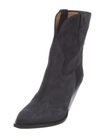 Isabel Marant Suede Western Boots
