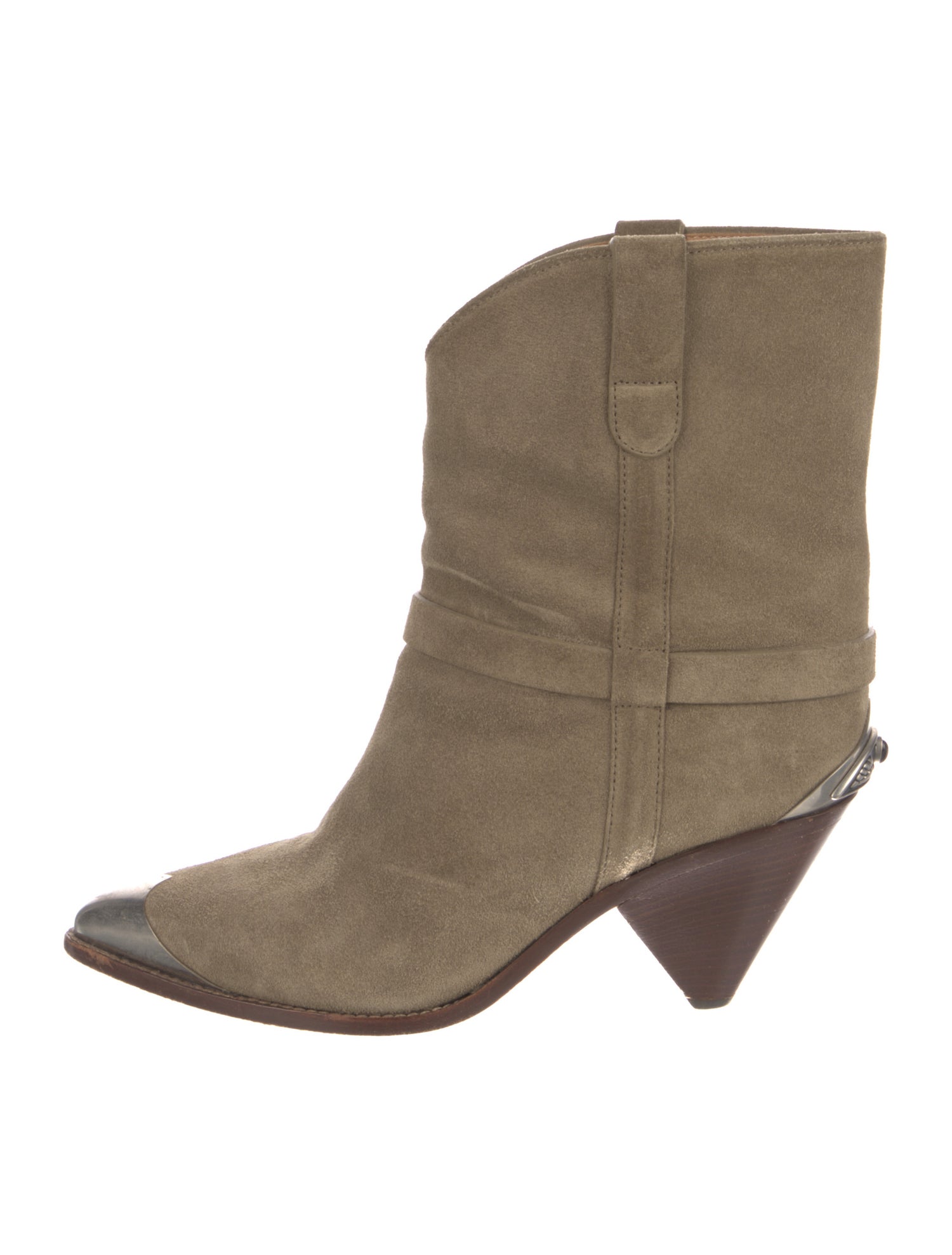 Isabel Marant Suede Western Boots