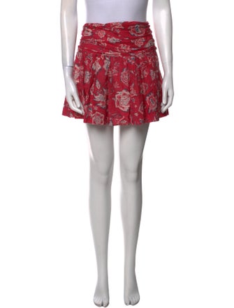 Isabel Marant Printed Mini Skirt
