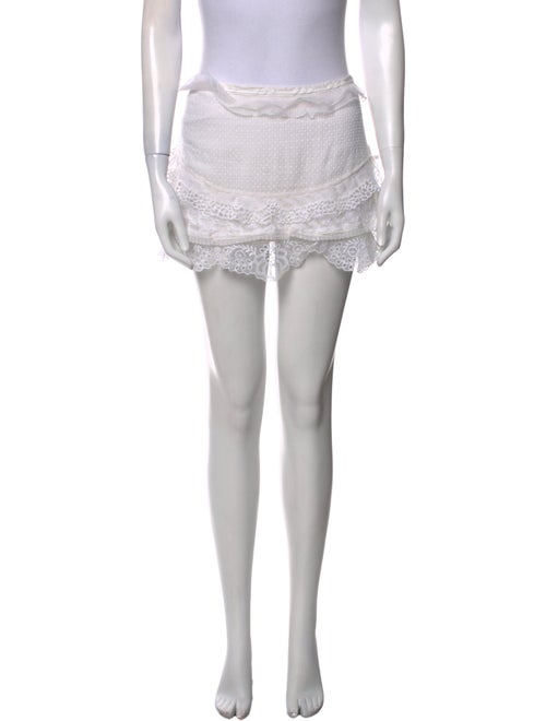 Isabel Marant Embroidered Accent Mini Skirt