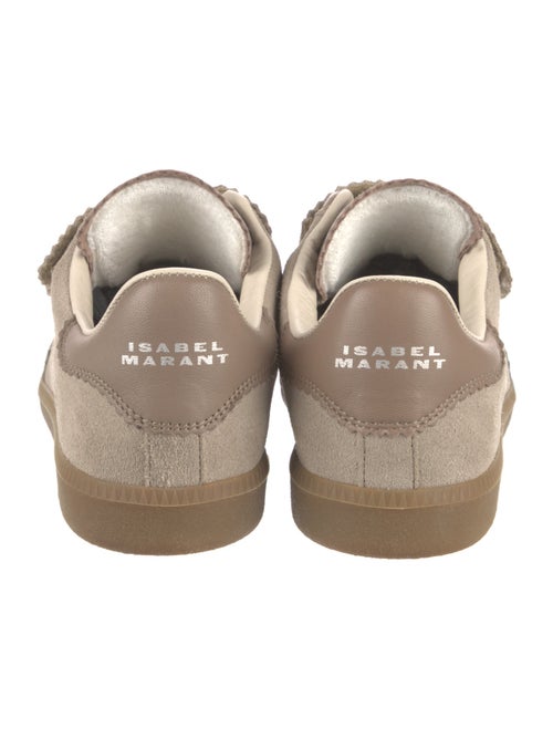 Isabel Marant Suede Scalloped Accent Sneakers