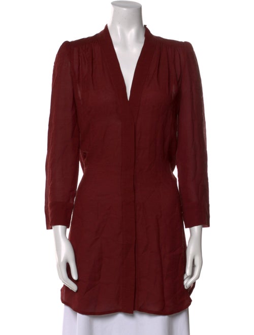 Isabel Marant V-Neck Three-Quarter Sleeve Tunic