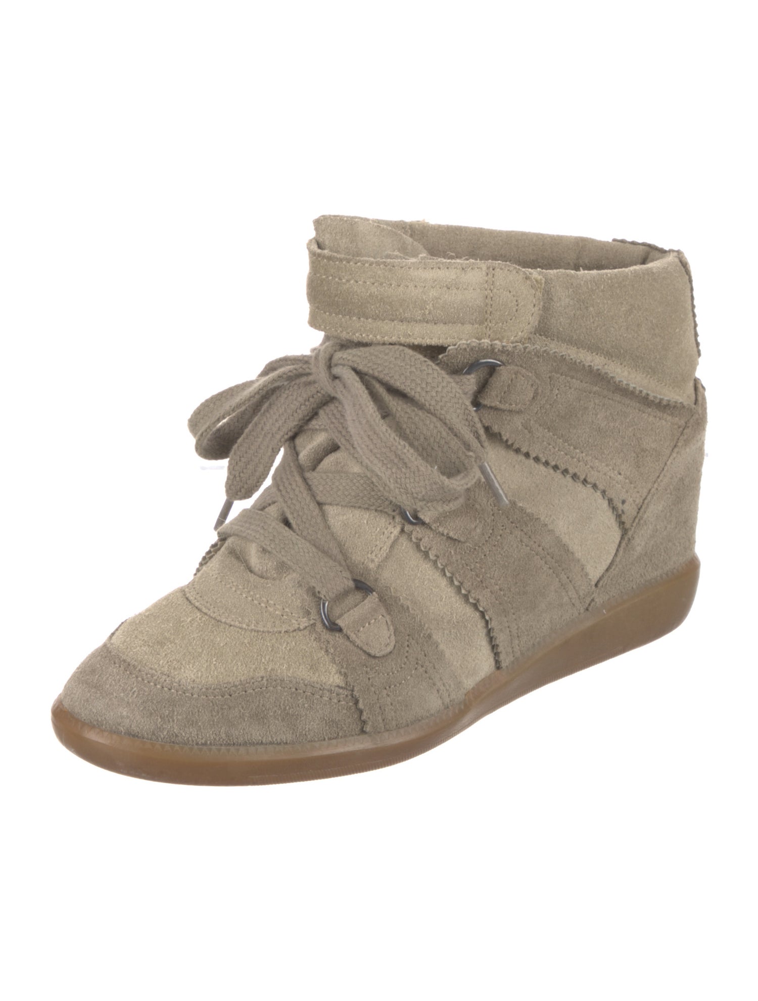 Isabel Marant Suede Wedge Sneakers