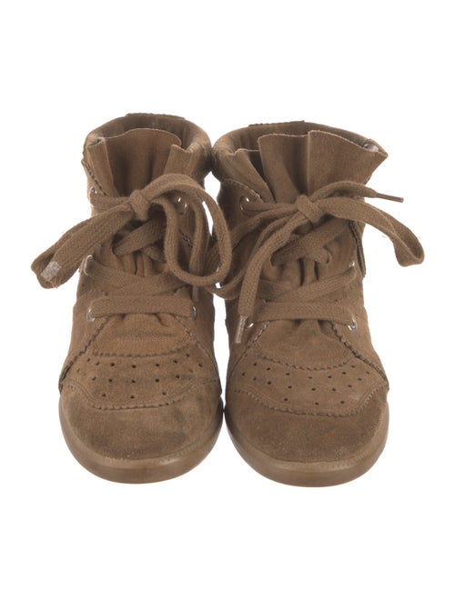 Isabel Marant Suede Wedge Sneakers