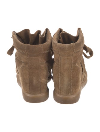 Isabel Marant Suede Wedge Sneakers