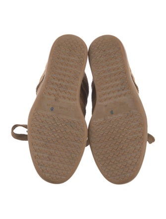 Isabel Marant Suede Wedge Sneakers