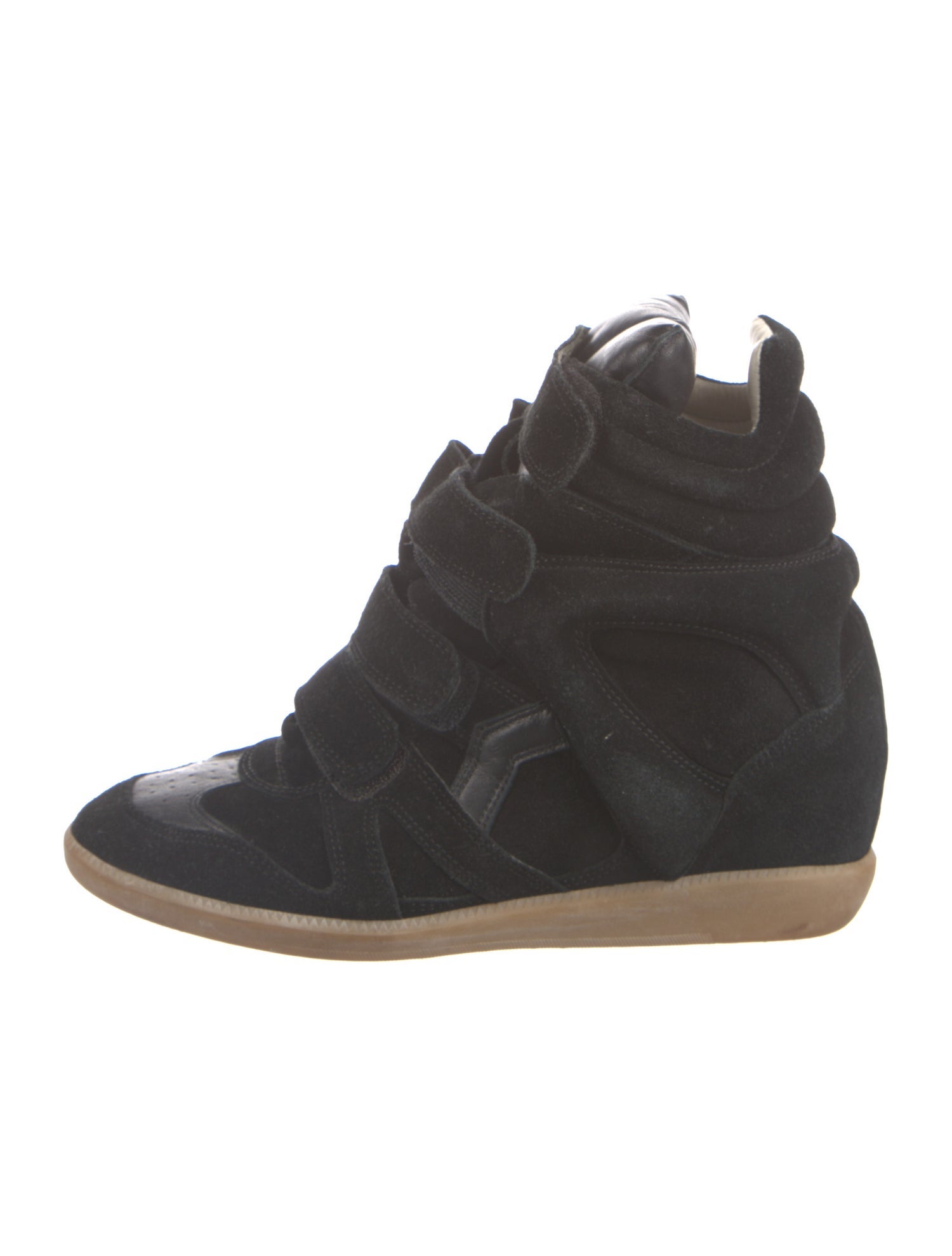 Isabel Marant Suede Wedge Sneakers