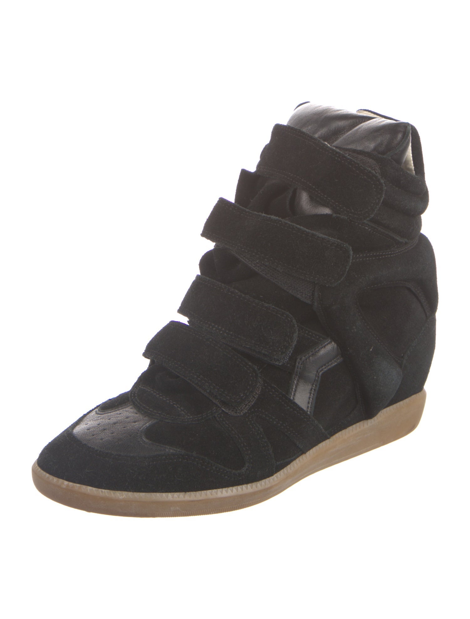 Isabel Marant Suede Wedge Sneakers