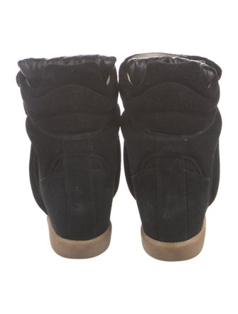 Isabel Marant Suede Wedge Sneakers