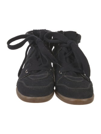 Isabel Marant Suede Wedge Sneakers