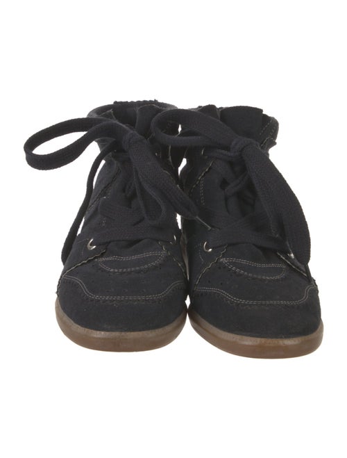 Isabel Marant Suede Wedge Sneakers