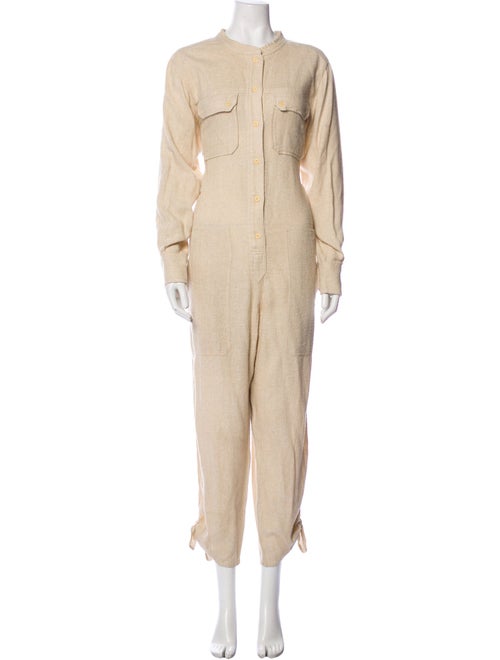 Isabel Marant Silk Mock Neck Jumpsuit