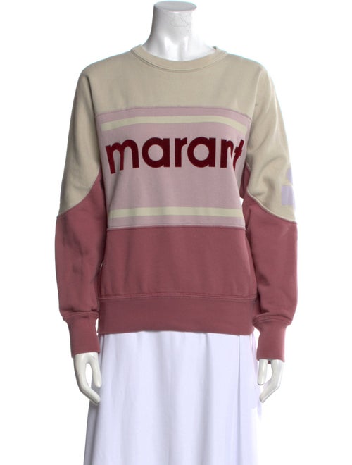 Isabel Marant Graphic Print Crew Neck Sweatshirt