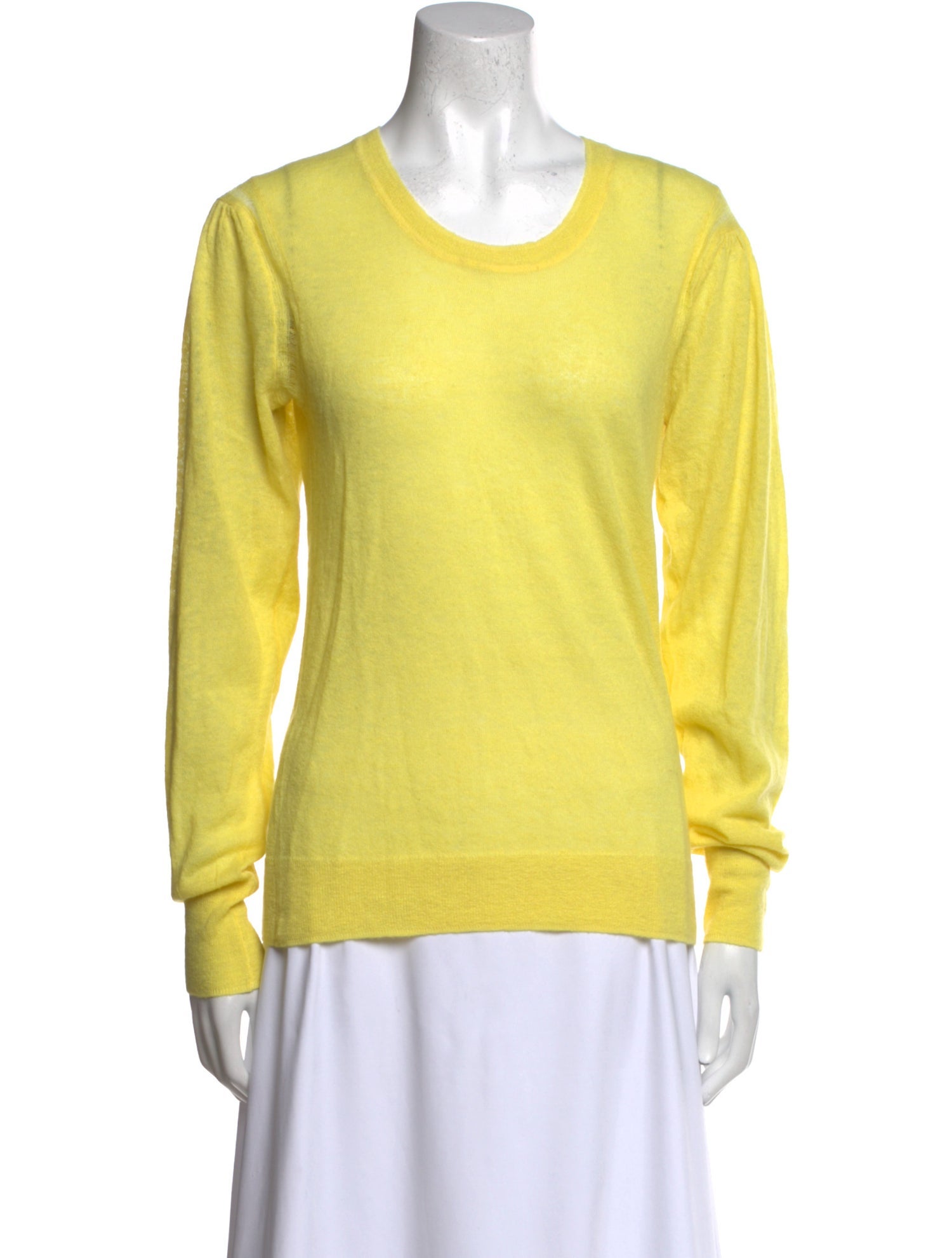 Isabel Marant Baby Alpaca Scoop Neck Sweater