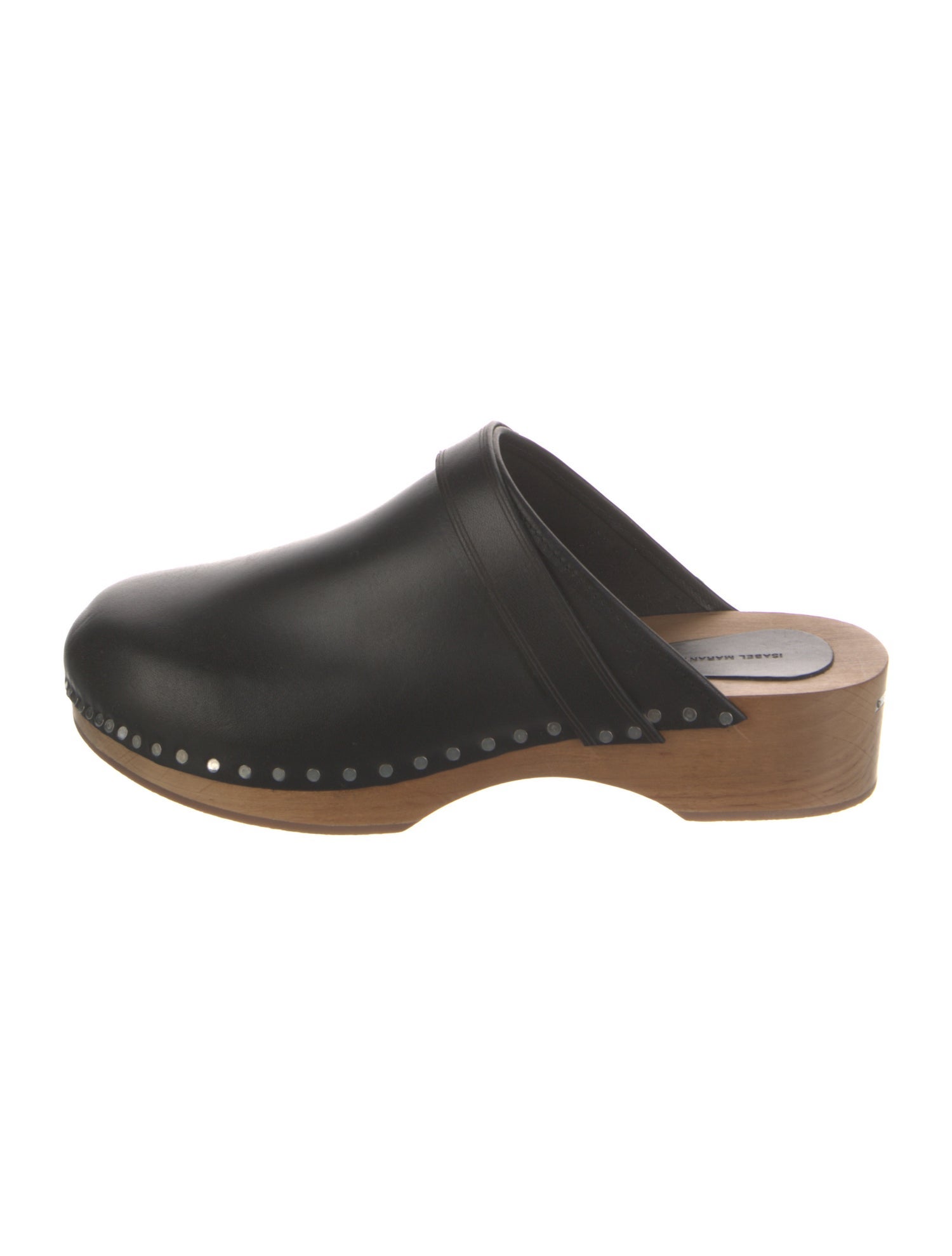 Isabel Marant Leather Studded Accents Mules