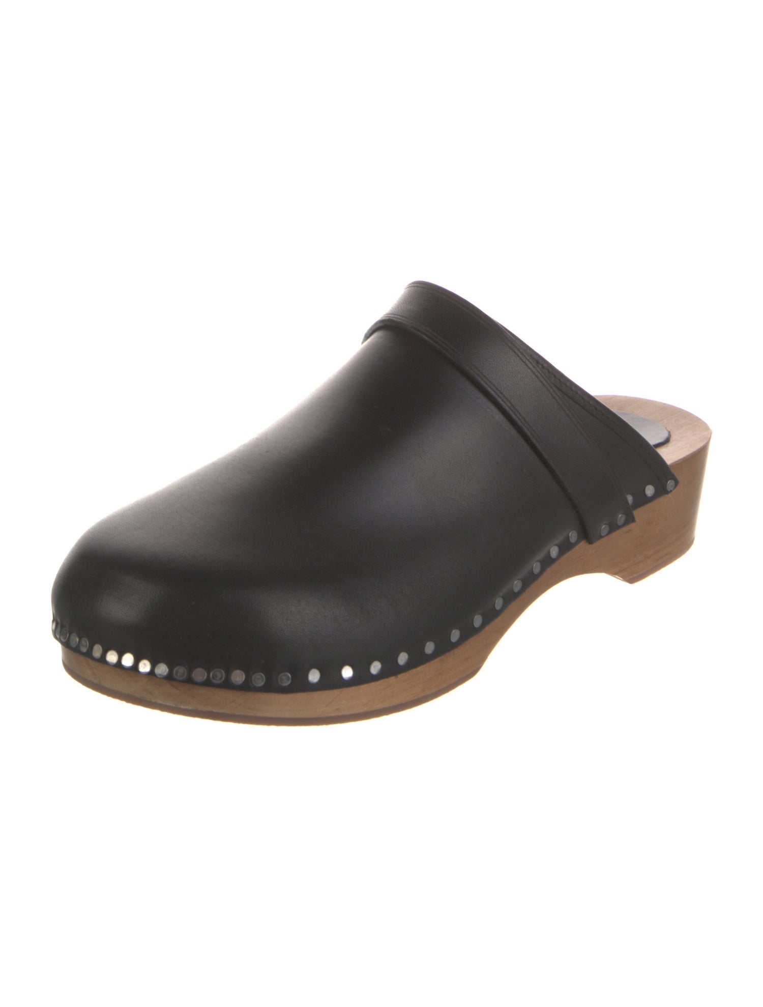 Isabel Marant Leather Studded Accents Mules