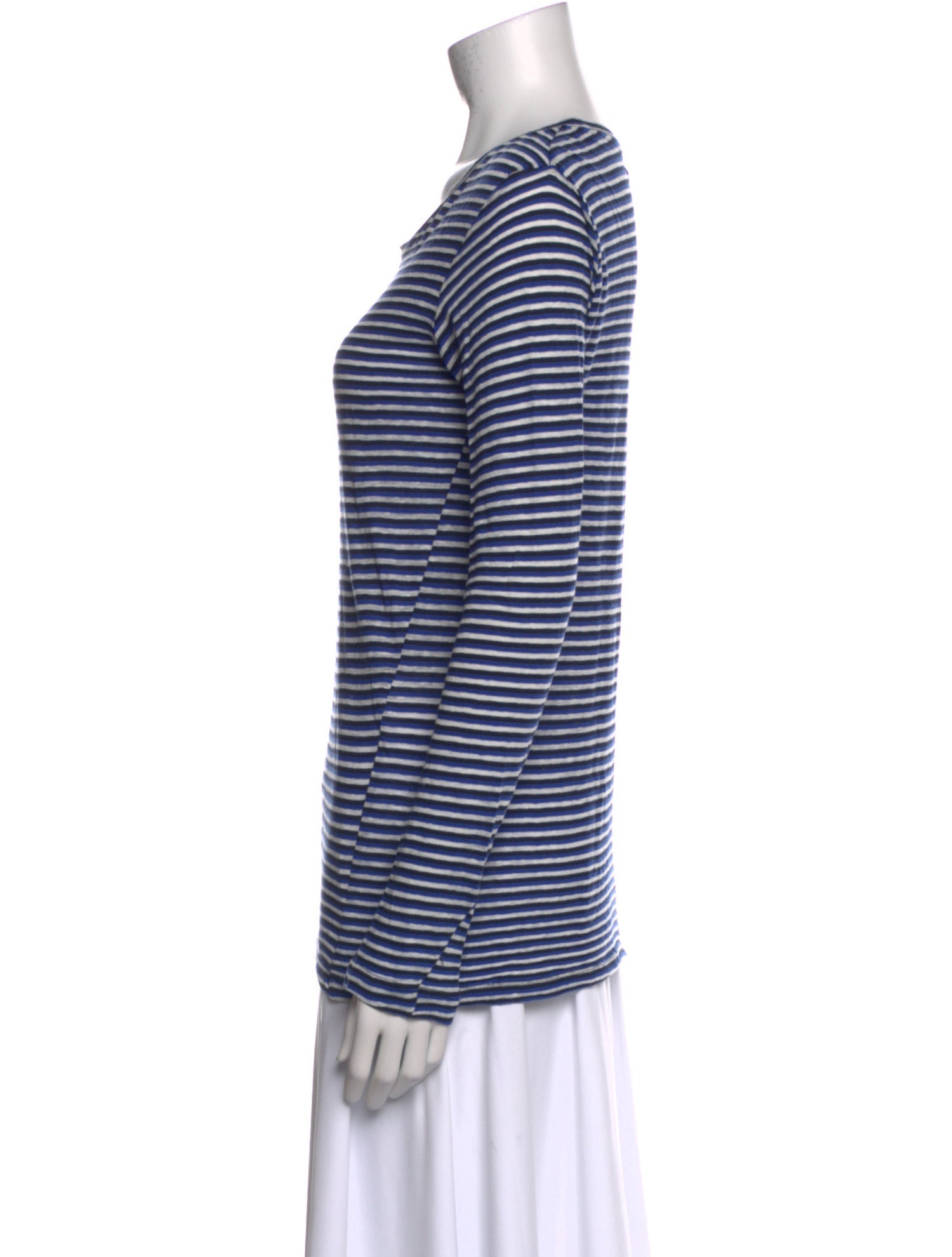 Isabel Marant Linen Striped T-Shirt