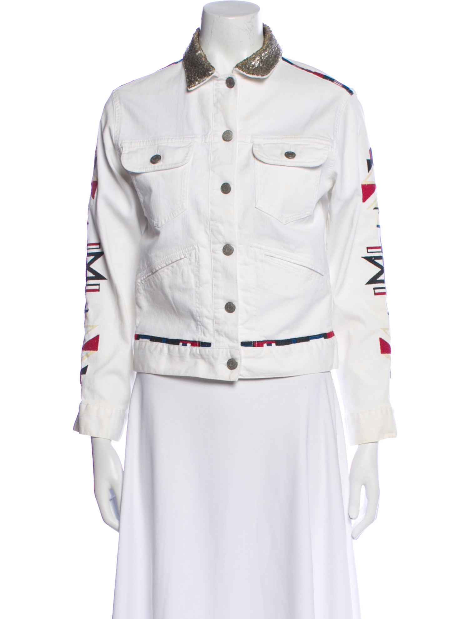 Isabel Marant Printed Denim Jacket