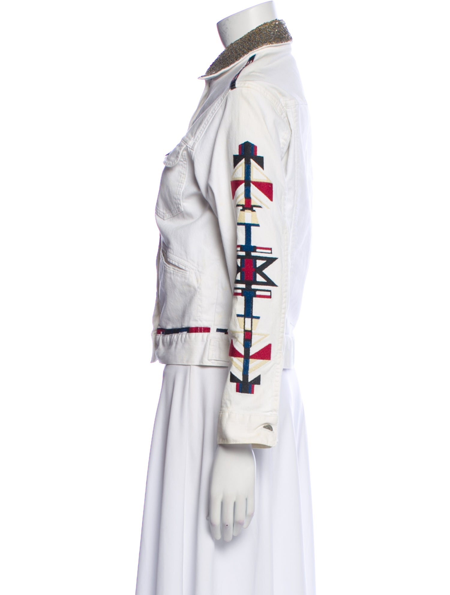 Isabel Marant Printed Denim Jacket