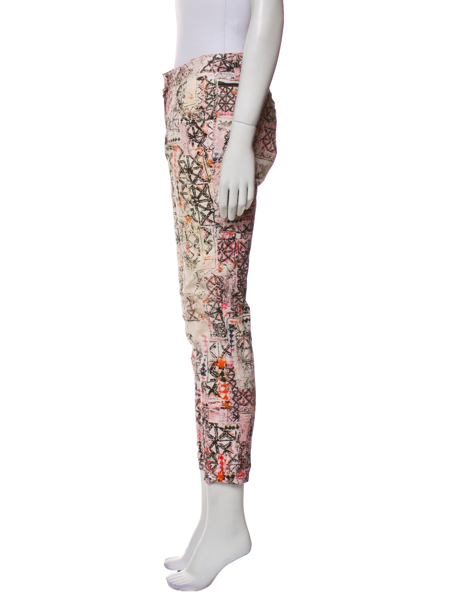 Isabel Marant Printed Skinny Leg Pants