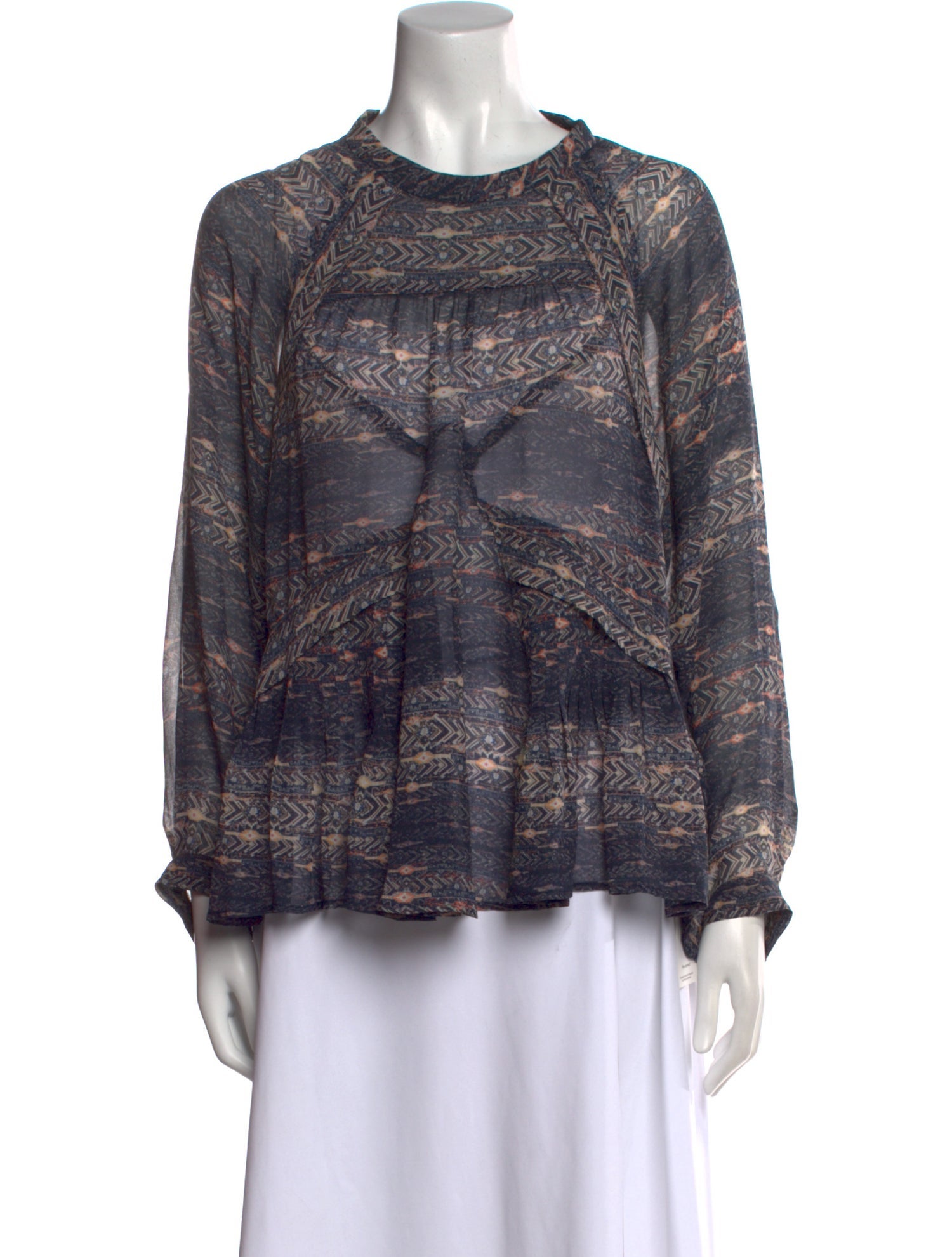 Isabel Marant Silk Printed Blouse