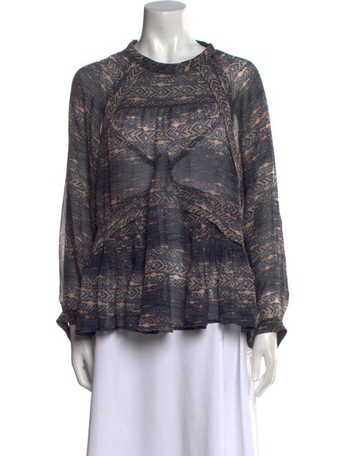 Isabel Marant Silk Printed Blouse