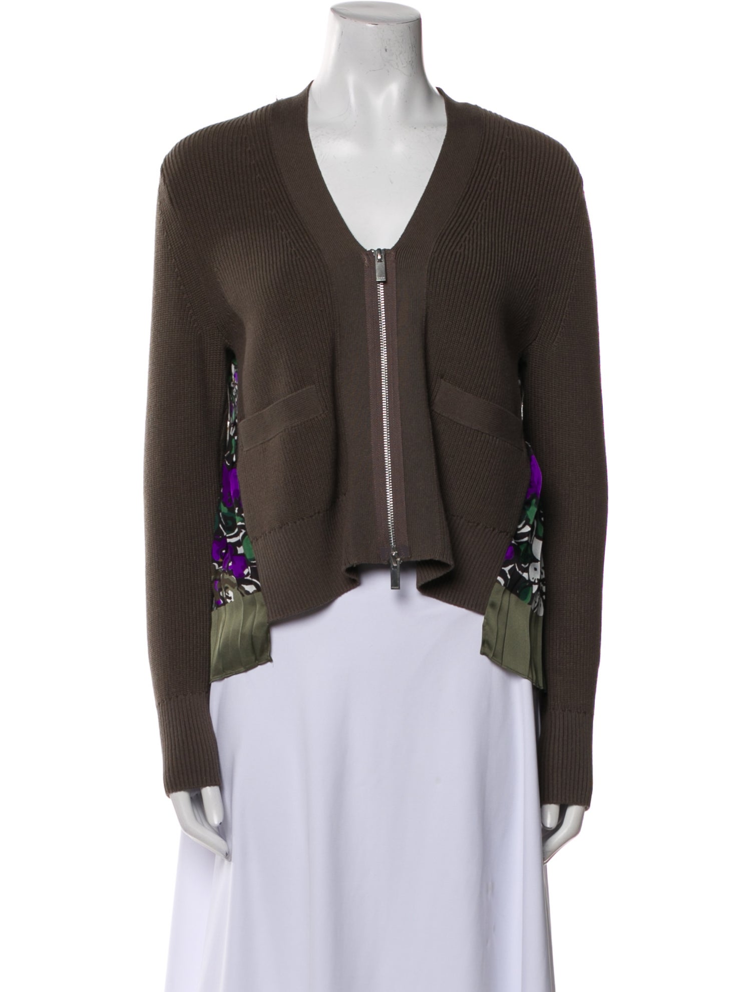 Sacai V-Neck Sweater