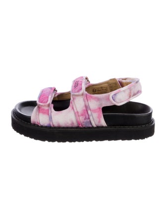 Isabel Marant Canvas Tie-Dye Print Espadrilles